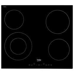 Beko HIC64402T Electric Ceramic Hob, Black